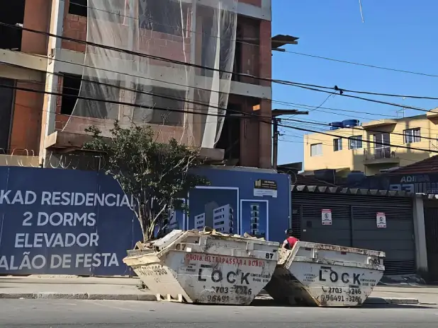 Aluguel de caçamba barata na Zona Leste