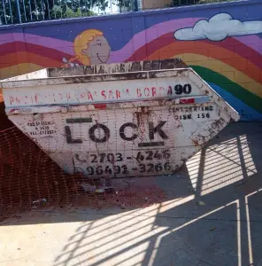 Obra 1 da Lock Caçambas