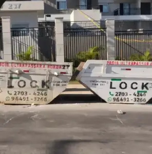 Obra 9 da Lock Caçambas